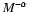 $M^{-\alpha}$