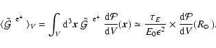 \begin{displaymath}\langle {\mbox{${\mbox{$\tilde{{\cal G}}$ }}^{\; {\rm e}^+}$ ...
...imes \frac{{\rm d}{\cal P}}{{\rm d}V}({\mbox{$R_{\odot}$ }}) .
\end{displaymath}