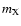 $m_{\rm X}$