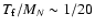 $T_{\rm f}/M_N \sim 1/20$