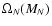 $\Omega _N(M_N)$