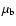 $\mu_{\rm b}$