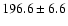 $196.6\pm 6.6$