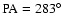 ${\rm PA}=283^\circ$