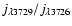 $j_{\lambda3729}/j_{\lambda3726}$