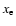 $x_{\rm e}$