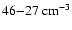 $4 \EE6{-}2 \EE7 \mbox{ cm}^{-3}$