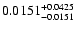 $\rm0.0151 ^{+0.0425 }_{-0.0151}$