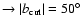 $\to \vert b_{\rm cut}\vert=50^{\circ }$
