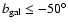 $b_{\rm gal} \le -50^{\circ}$