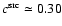 $c^{\rm src} \simeq 0.30$
