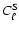 $C_{\ell }^{\rm S}$