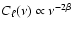 $C_{\ell}(\nu) \propto \nu^{-2\beta}$