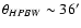 $\theta_{HPBW} \sim 36'$