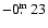 $-0\hbox{$.\!\!^{\rm m}$ }23$