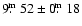 $9\hbox{$.\!\!^{\rm m}$ }52 \pm 0\hbox{$.\!\!^{\rm m}$ }18$