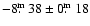 $-8\hbox{$.\!\!^{\rm m}$ }38 \pm 0\hbox{$.\!\!^{\rm m}$ }18$