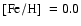 $\mbox{$\rm [Fe/H]$ }=0.0$