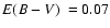 $\mbox{$E(B-V)$ }=0.07$
