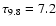 $\tau _{9.8}=7.2$