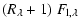 $\displaystyle (R_\lambda+1)~F_{\rm l,\lambda}$