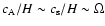$c_{\rm A}/H \sim c_{\rm s}/H \sim \Omega$