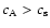 $c_{\rm A} > c_{\rm s}$