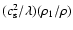 $(c_{\rm s}^2/ \lambda)
(\rho_1/\rho)$