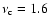 $\nu_{\rm {c}}=1.6$