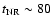 $t_{\rm {NR}}\sim 80$