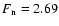 $F_{\rm {n}} = 2.69$