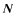 $\vec{N}$