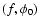 $(f,\phi_0)$