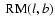 $~{\rm RM}(l,b)$