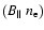 $\left(B_{\parallel}~ n_{\rm e} \right)$
