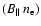 $(B_{\vert\vert}~n_{\rm e})$