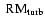 $~{\rm RM}_{\rm turb}$