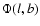 $\Phi(l,b)$