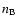 $n_{\rm B}$
