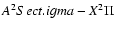 $A^2Sect.igma - X^2\Pi$