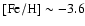$\rm [Fe/H]\sim -3.6$