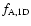 $f_{\rm A,1D}$