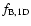 $f_{\rm B,1D}$