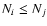 $N_i \le N_j$