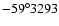 $-59^\circ3293$