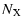 $\displaystyle N_{\rm X}$