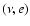 $(\nu , e)$