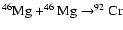 $^{46}{\rm Mg}+^{46}{\rm Mg}\rightarrow^{92}{\rm Cr}$