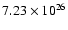 $7.23\times 10^{26}$