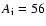 $A_{\rm i}=56$
